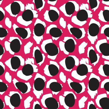 Moda tekstil, grafik ve el sanatları için Mor Hayvan Leoparı Kusursuz Desenli Arkaplan