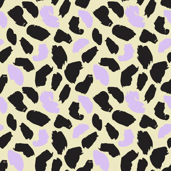 Pastel Animal Leopardo Sem Costura Padrão Fundo Para Têxteis Moda — Vetor de Stock