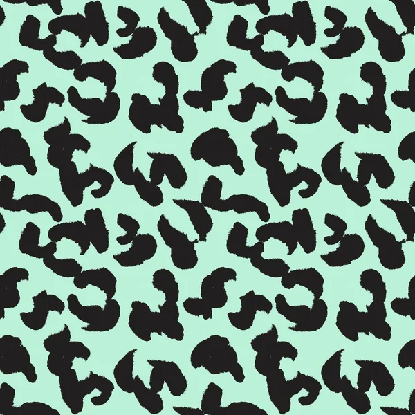Pastell Animal Leopard Nahtloser Musterhintergrund Für Modetextilien Grafiken Und Kunsthandwerk — Stockvektor