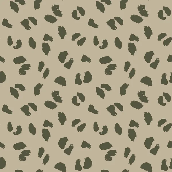 Grüner Animal Leopard Nahtloser Musterhintergrund Für Modetextilien Grafiken Und Kunsthandwerk — Stockvektor
