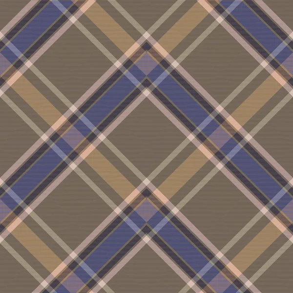 Colorido Chevron Plaid Tartan Texturizado Diseño Patrón Sin Costuras Adecuado — Archivo Imágenes Vectoriales