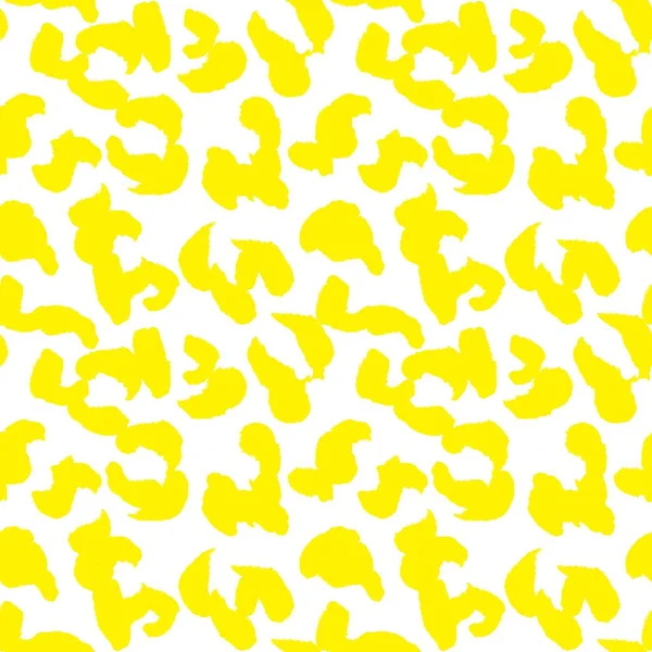 Yellow Animal Leopard Seamless Pattern Background for fashion textiles, graphics and crafts