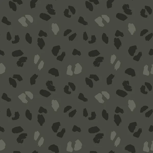 Green Animal Leopard Latar Belakang Pola Tanpa Laut Untuk Tekstil - Stok Vektor