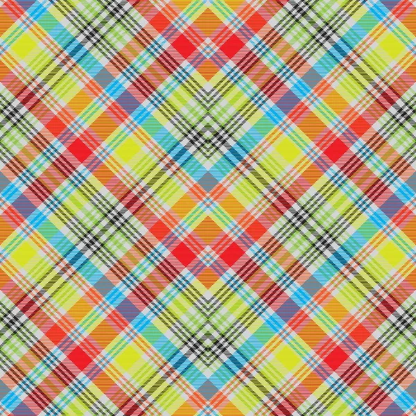 Chevron Plaid Tartan Coloré Texturé Design Sans Couture Adapté Aux — Image vectorielle