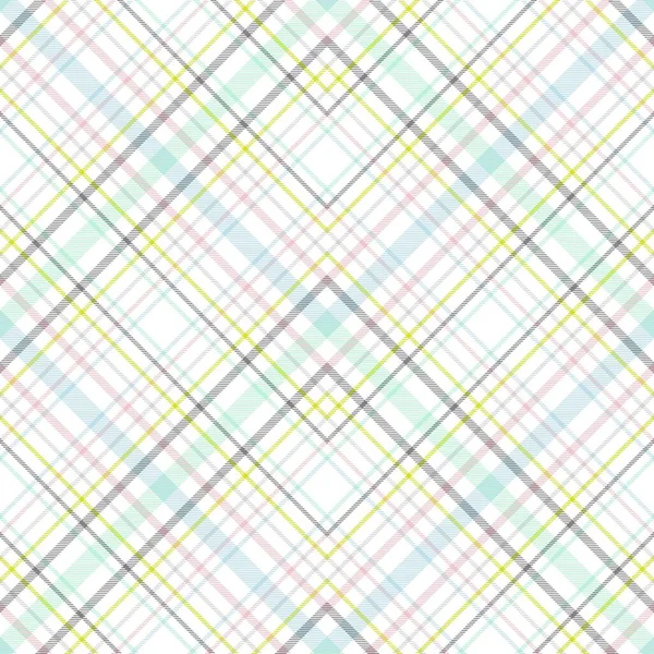 Colorido Chevron Plaid Tartan Texturizado Diseño Patrón Sin Costuras Adecuado — Vector de stock