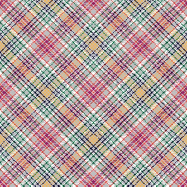 Цветной Шеврон Plaid Tartan Текстурированный Бесшовный Дизайн Шаблона Подходит Моды — стоковый вектор