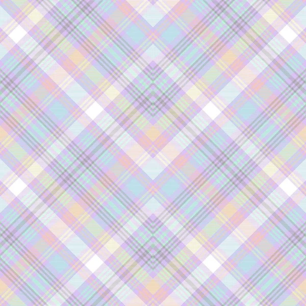 Colourful Chevron Plaid Tartan Textured Seamless Pattern Design Suitable Fashion — Stock Vector