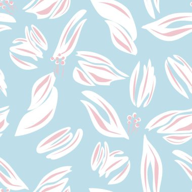 Moda tekstil, grafik, arka plan ve el sanatları için Pastel Çiçeksiz desenli arka plan