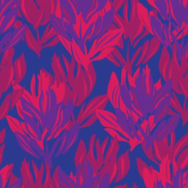 Moda tekstil, grafik, arka plan ve el sanatları için mor çiçek desensiz arkaplan