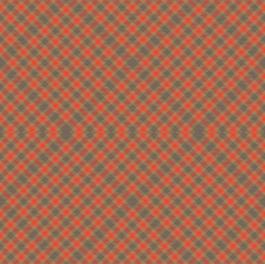 Moda tekstil ve grafikleri için uygun turuncu Argyle Ekose desenli desensiz desen tasarımı
