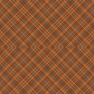 Moda tekstil ve grafikleri için uygun turuncu Argyle Ekose desenli desensiz desen tasarımı