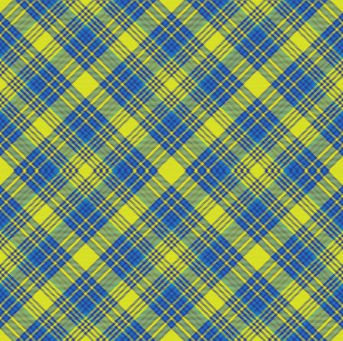 Sarı Argyle Ekose Tartan. Moda tekstil ve grafikleri için uygun desensiz desen tasarımı.