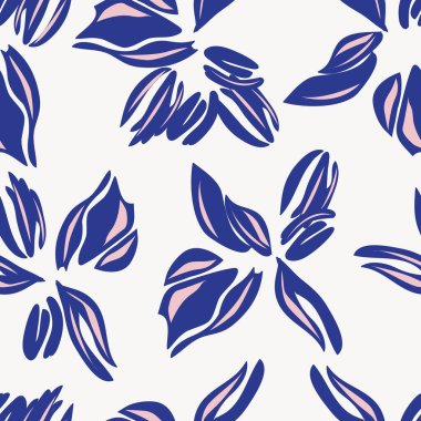 Moda tekstil, grafik, arka plan ve el sanatları için Pembe Donanma Çiçeksiz desenli arka plan