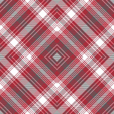 Kırmızı Argyle Ekose Tartan moda tekstil ve grafikleri için kusursuz desen tasarımı