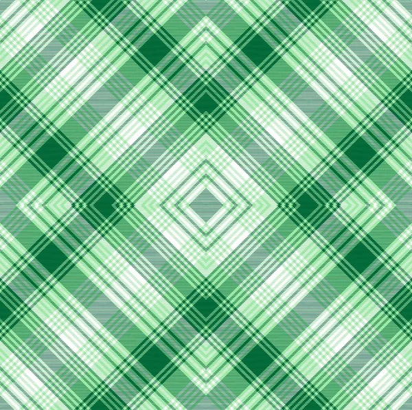 Green Argyle Plaid Tartan Textuur Patroon Ontwerp Voor Mode Textiel — Stockvector