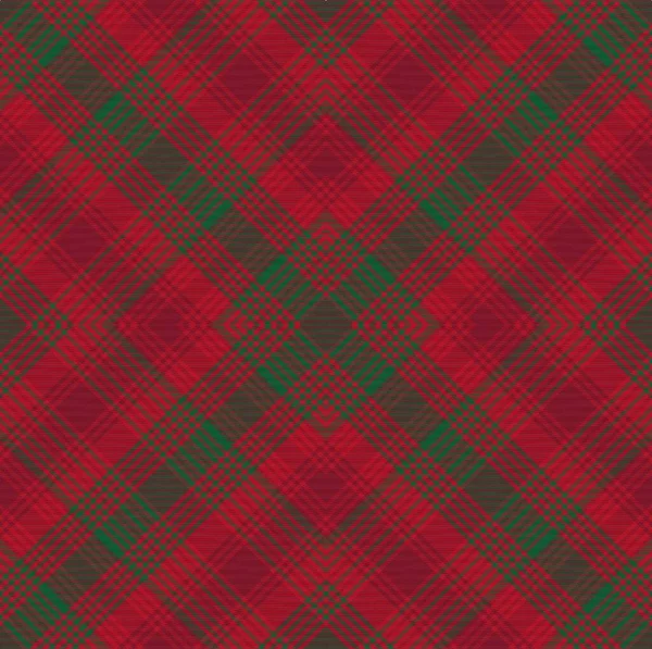 Natal Argyle Xadrez Tartan Texturizado Design Padrão Sem Costura Adequado — Vetor de Stock