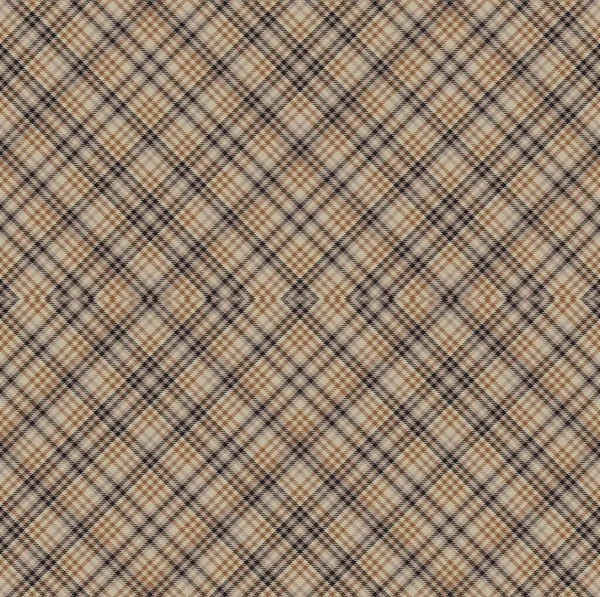 Brown Argyle Plaid Tartan Texturované Bezešvý Vzor Design Vhodný Pro — Stockový vektor