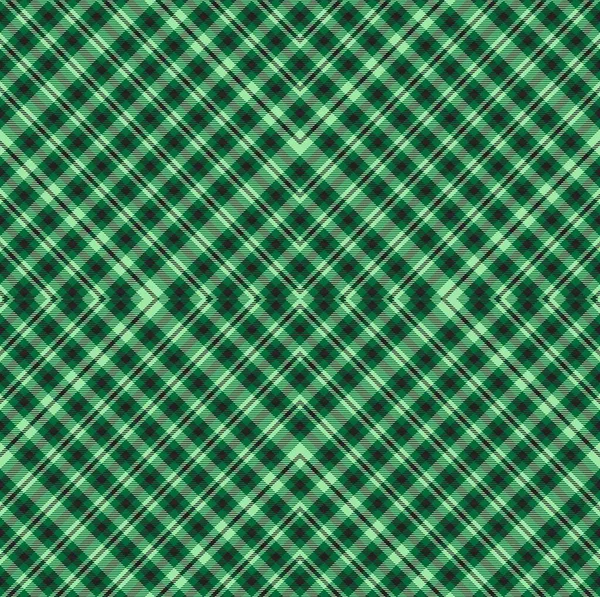 Green Argyle Plaid Tartan Textuur Patroon Ontwerp Voor Mode Textiel — Stockvector