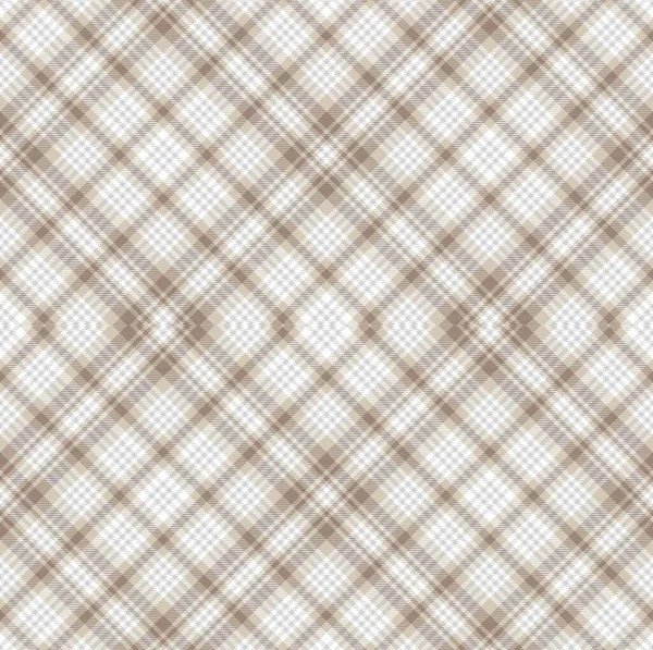 Brown Argyle Plaid Tartan Texturé Design Sans Couture Adapté Aux — Image vectorielle