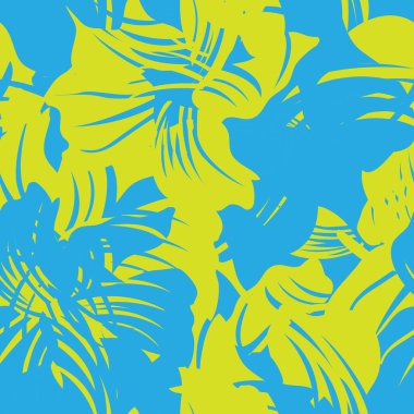 Moda tekstil, grafik, arka plan ve el sanatları için Mavi Çiçeksiz desenli arka plan