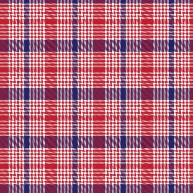 Moda tekstil ve grafikleri için uygun kırmızı asimetrik ekoseli desensiz desen