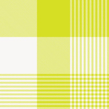 Moda tekstil ve grafikleri için uygun sarı asimetrik ekose desenli kusursuz desen