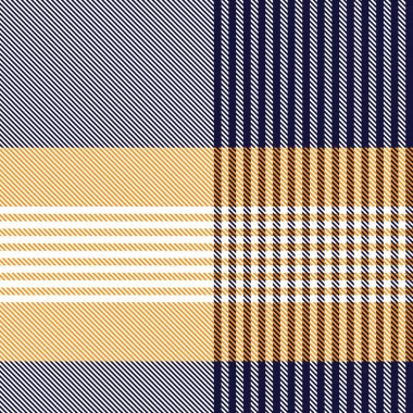 Moda tekstil ve grafikleri için uygun turuncu asimetrik ekose desenli kusursuz desen