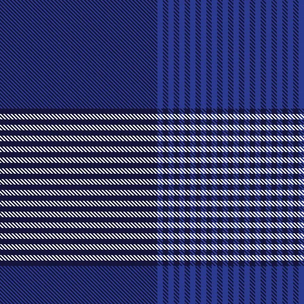 Blue Asymmetric Plaid Texturiertes Nahtloses Muster Geeignet Für Modetextilien Und — Stockvektor