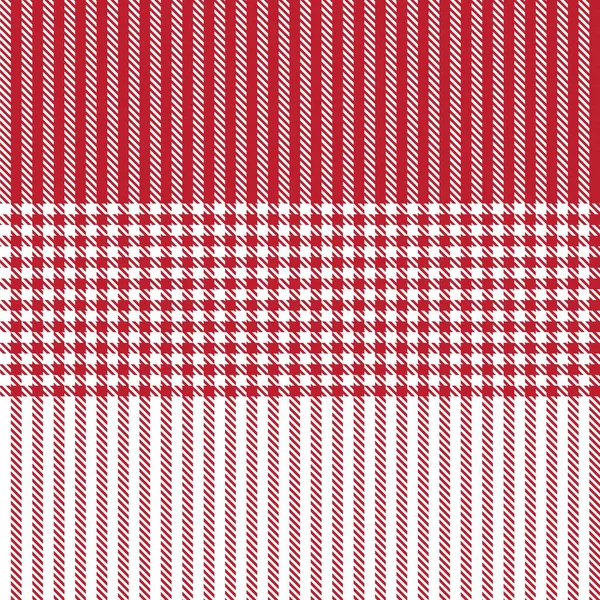 Red Asymmetric Plaid Texturierte Nahtlose Muster Geeignet Für Modetextilien Und — Stockvektor