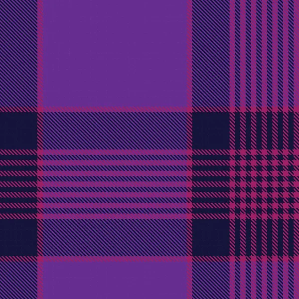 Purple Asymmetric Plaid Textuur Naadloos Patroon Geschikt Voor Mode Textiel — Stockvector