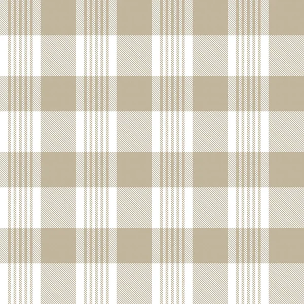 Hnědé Asymetrické Plaid Texturované Bezešvé Vzor Vhodný Pro Módní Textil — Stockový vektor