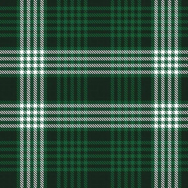 Green Asymmetric Plaid Texturiertes Nahtloses Muster Geeignet Für Modetextilien Und — Stockvektor