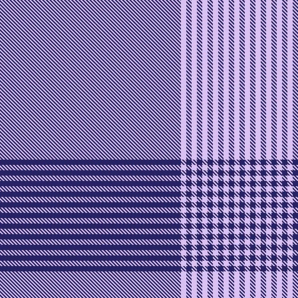 Pastel Asymmetric Plaid Textuur Naadloos Patroon Geschikt Voor Mode Textiel — Stockvector