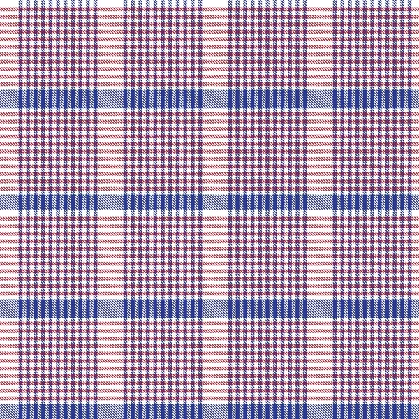 Red Asymetric Plaid Texturované Bezešvé Vzor Vhodný Pro Módní Textil — Stockový vektor