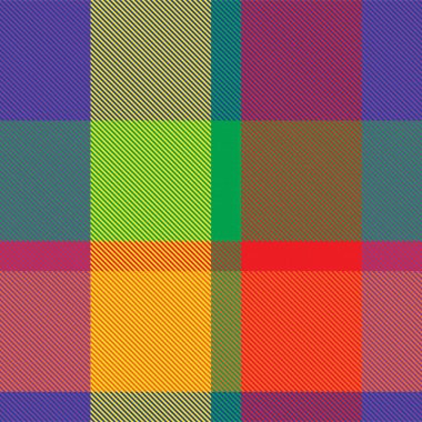 Gökkuşağı Ekoseli, kareli, ekose desenli moda tekstil ve grafikleri için uygun