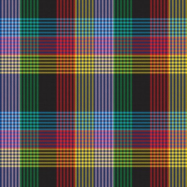 Gökkuşağı Ekoseli, kareli, ekose desenli moda tekstil ve grafikleri için uygun
