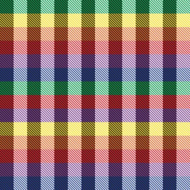 Gökkuşağı Ekoseli, kareli, ekose desenli moda tekstil ve grafikleri için uygun