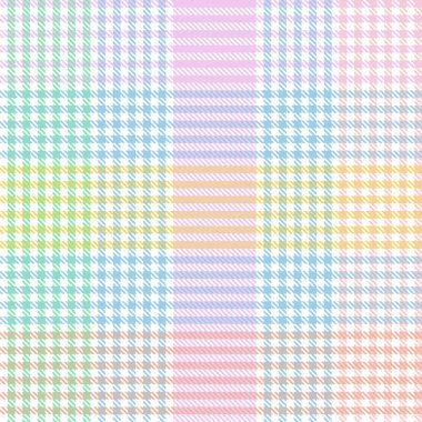 Gökkuşağı Pastel Ekoseli Moda tekstil ve grafikleri için kusursuz desen