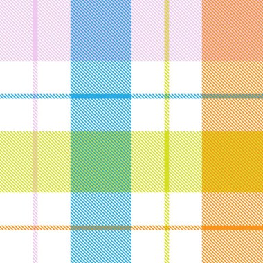 Gökkuşağı Pastel Ekoseli Moda tekstil ve grafikleri için kusursuz desen