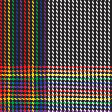 Gökkuşağı Ekoseli, kareli, ekose desenli moda tekstil ve grafikleri için uygun