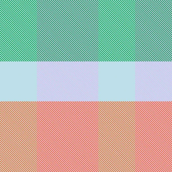 Rainbow Pastel Patrón Sin Costura Cuadros Para Textiles Gráficos Moda — Vector de stock