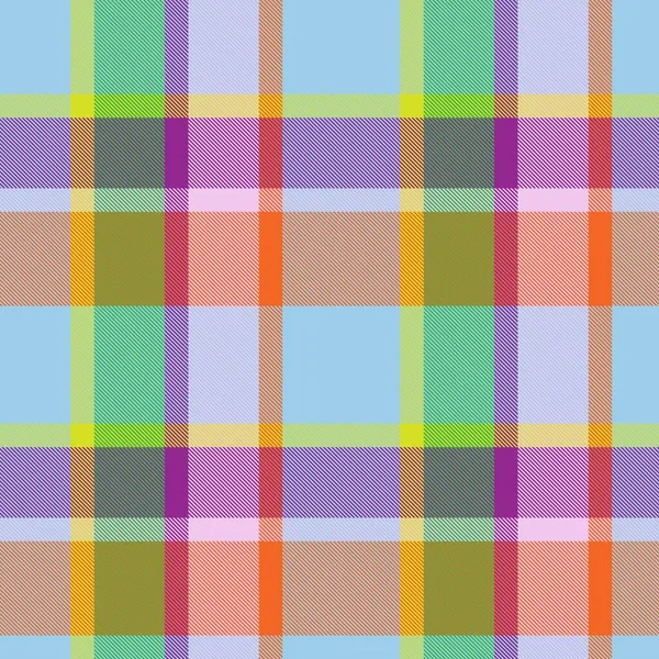 Rainbow Pastel Patrón Sin Costura Cuadros Para Textiles Gráficos Moda — Vector de stock