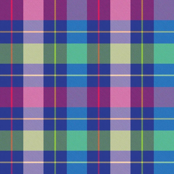 Rainbow Pastel Plaid Motif Sans Couture Pour Les Textiles Mode — Image vectorielle