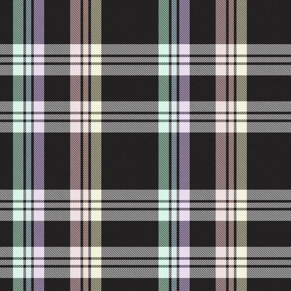 Rainbow Pastel Plaid Motif Sans Couture Pour Les Textiles Mode — Image vectorielle