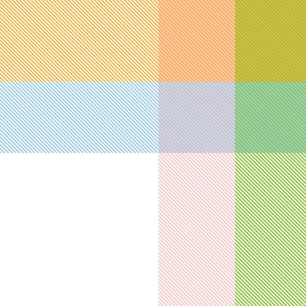 Rainbow Pastel Plaid Motif Sans Couture Pour Les Textiles Mode — Image vectorielle