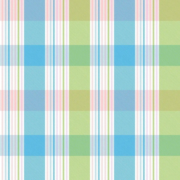 Rainbow Pastel Plaid Nahtloses Muster Für Modetextilien Und Grafiken — Stockvektor