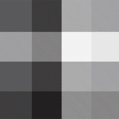 Moda tekstil ve grafikleri için uygun siyah ve beyaz asimetrik desenli