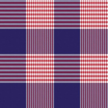 Moda tekstil ve grafikleri için uygun kırmızı asimetrik ekoseli desensiz desen