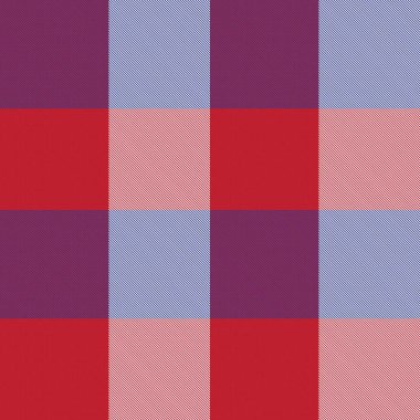 Moda tekstil ve grafikleri için uygun kırmızı asimetrik ekoseli desensiz desen