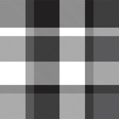 Moda tekstil ve grafikleri için uygun siyah ve beyaz asimetrik desenli